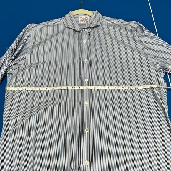 Men’s Dress Shirt. 100% Handmade. Pristine Condition. Size Xl - Picture 4 of 6